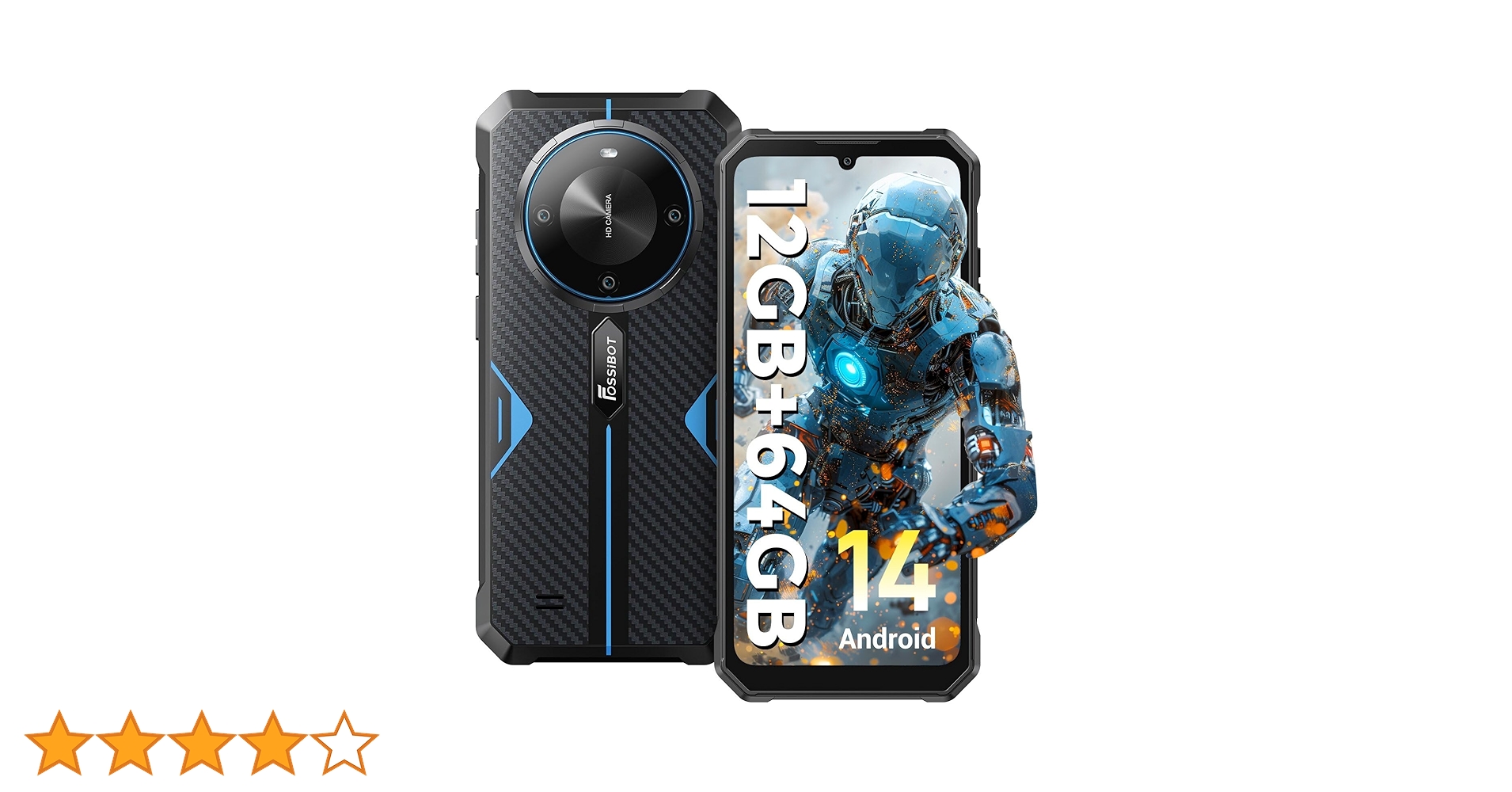 Amazon | 「Android 14 スマホ」FOSSiBOT F105 SIMフリー スマホ